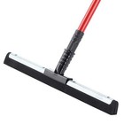 High Power Commercial 20  Rubber Flex Blade Floor Squeegee Red Steel Handle