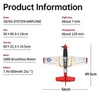Wltoys Xk A280 Rc P51 Fighter 4ch Airplane 3d 6g Fixed Wing Brushless Motor Toy 