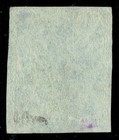  st1817  Mauritius 1859-61 Sg 32 Used 6d Blue Signed Brun  paris  Cv   55