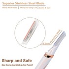 Blade Heads For Finishing Touch Flawless Dermaplane Glo With Replace Tray  6    