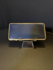 Vintage Gold Tone Enamel Powder  Rouge  Cigarette  Art Deco Compact Case - 165