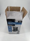 Everbilt 1 6 Hp Plastic Submersible Utility Pump Sup54-hd Used 