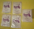New Old Stock Vintage Lot Of 5 Cloth World Appliqu  s Diy Sew Stop Go Star Apple
