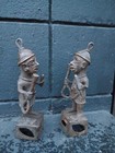 Set Messenger african Traditional Authentic King Benin Bronze 8   3 3 