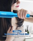 1 7  Nano Titanium Wide Flat Iron Hair Straightener For Thick Hair  15s Fast    