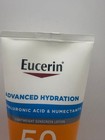 Eucerin Advanced Hydration Sunscreen Lotion Spf50  5 Fl Oz  lot Of 2   exp 9 25 
