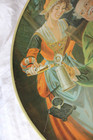 Vntg Large Falstaff Beer Tray Wall Hanging Charger 24    Maiden   Fallstaff C1971