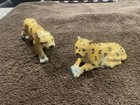 Vtg 50   s Relco Japan Leopard Cheetahs Salt   Pepper With Stoppers