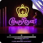 Crown Royal Neon Beer Sign Bar Light Cave Wall Lamp Pub Store Led Man Decor Gift