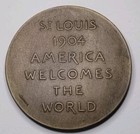 World s Fair Medal St  Louis 1904 Hendershott 30-280 Beautiful Antique Bronze