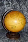 Vintage 1930s Rand Mcnally 12  Art Globe - Italian East Africa   Siam