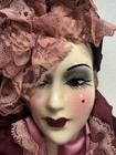 Unique Creations San Francisco Lady Face Wall Mask Signed Numbered Burgundy