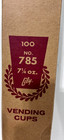 Vintage Dr Pepper Lily Vending Cups No 785 7 1 4 Oz  90 W  Box