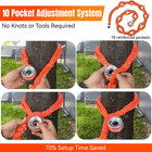 40202 Rigging Ring Rope Sling For Tree 5 8  x6 7  Arborist Block Sling With  2 S
