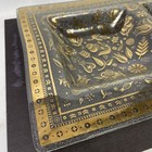 Glass Dish Georges Briard Divided Serving Tray Mcm Vtg Floral Kitschy Decor