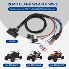 Utvs-pro-rc-rca-out Amp Wiring Harness For Polaris Rzr Pro Series Ride Command
