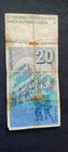 Swiss National Bank Switzerland 20 Francs Banknote Uncertified