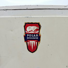 Wolverine Tin Litho Toy Polar Refrigerator Vintage 1950s Cream And Red 11 