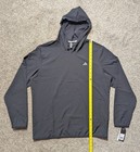 Men s Adidas Anorak Lightweight Golf Woven Hoodie Pullover Size L Advr0888 Nwt