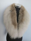 Raised 100  Real Fox Fur Collar neck Wrap scarf  Unisex Jacket Collar 100 17 Cm