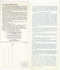 Vintage C 1961 Barter Theatre Abingdon  Va info Brochure  Postcard  Program
