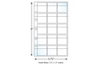 Guitar Pick small Item Page Protectors  Fits Unikeep A5 Mini Binder  20 Pack
