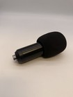 Usb Condenser Microphone Black W  Foam Windscreen     Studio Recording Mic