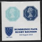 Gb Machin Postally Valid  rumbridge Pack Rugby Reunion  Sheet Lim Ed   2 Invites
