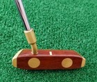 Vintage Lh Loy-mac Silver Special Wood-brass Putter 34    - New Zealand