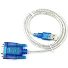3ft Translucent Usb 2 0 To Db9 Rs232 Serial Converter 9 Pin Adapter Cable Pda