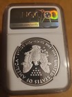 2019-w American Silver Eagle Ngc Pf 70 Ultra Cameo  President Trump Label    