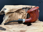Dallmayr Munchen Edition 14 2001 925 Silver Smooth Bent Dublin Smoking Pipe