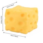 Giant Cheese Cube Squishy Toy     Extra Large Slow Rising Stress Relief Fidget