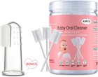 Baby Tongue Cleaner  42pcs Disposable Infant Toothbrush  Gauze Gum Cleaner Ba   