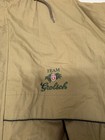 Vintage 90s Grolsch Amber Ale Team Jacket Mens L Tan Beer Promo Windbreaker
