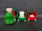 2001   2002 Fisher-price Little People Musical Christmas Train Santa Elf - Works