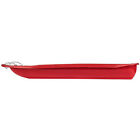 Lucky Bums Kids 48 Inch 1 Person Plastic Snow Toboggan Sled With Pull Rope  Red