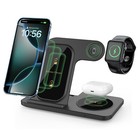 3in1 Wireless Charger Dock Charging Station For Apple Watch 9 Air Pods Iphone 17