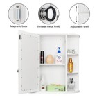 Home Wall Mount Bathroom Cabinet Kitchen Medicine Cabinet Storage Organizer