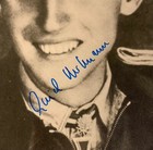 Wwii German Luftwaffe Ace Pilot Erich Hartmann Signed Photo Knight   s Cross