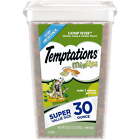 Catnip Fever Flavor Crunchy And Soft Dry Cat Treats  30 Oz Tub