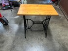 Vintage Singer Sewing Machine Table   Sewing Machine Early 1900s W  Attachments
