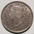 1893 Canada Silver 5 Cents Xf  Better Date   Grade Victoria 5c Canadian Coin