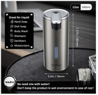 Automatic Touchless Soap Dispenser  3 Volumes  Stainless Steel  Water-resistant
