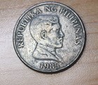 1985 Philippines 1 Piso Dwarf Buffalo