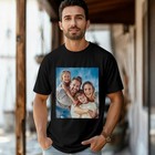 Custom Team T-shirt Personalized Logo Photo Upload Front Back Cotton Tee