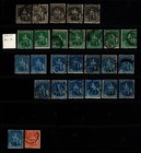 Barbados 1870-75 Britannia Issues Collection  Shades  Postmarks Etc  Cat    2600 