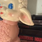 Sun Rubber Co 1955 Lamb Peach Pink Vintage Toy
