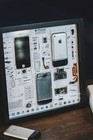 Iphone Teardown Art framed Iphone 1st Gen Disassembled wall Decor  Gift For Him 