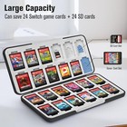 24 Slots Game Card Case For Nintendo Switch Games Hard Shell Storage Holder Box